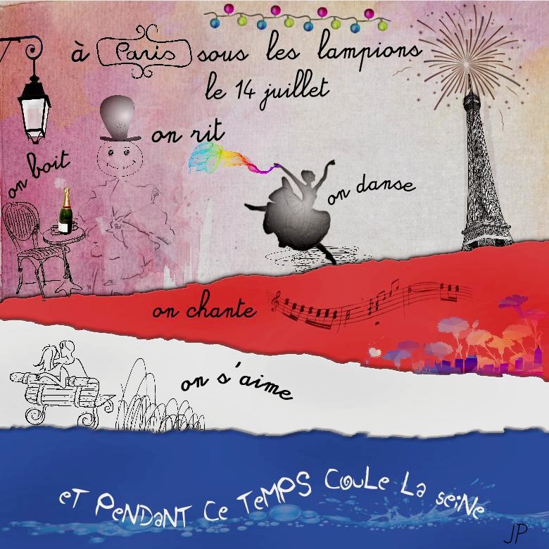 à paris le 14 juillet  on y....