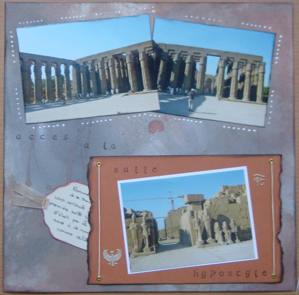 Accès à la salle hypostyle