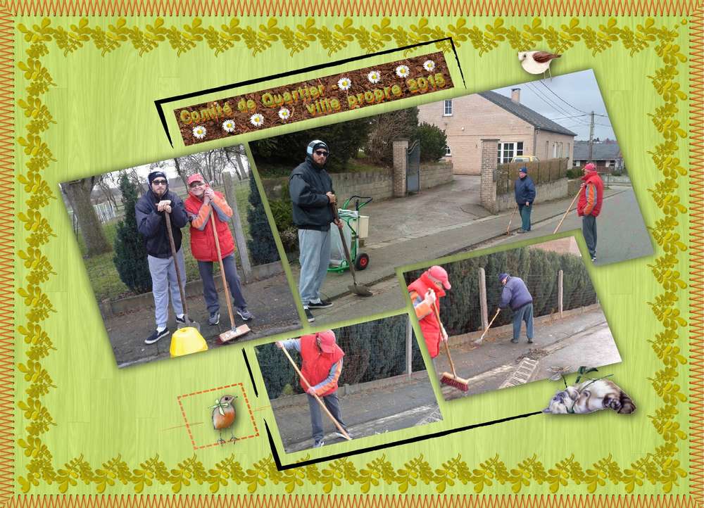 Action ville propre - comité de quartier 2015