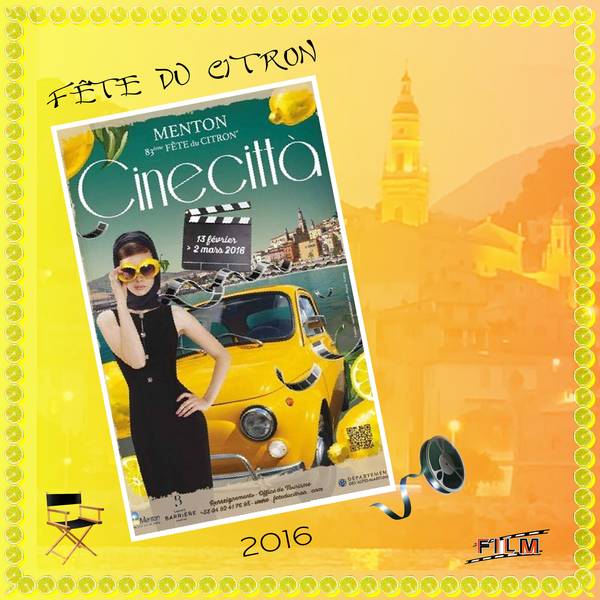 affiche de la fete du citron 2016