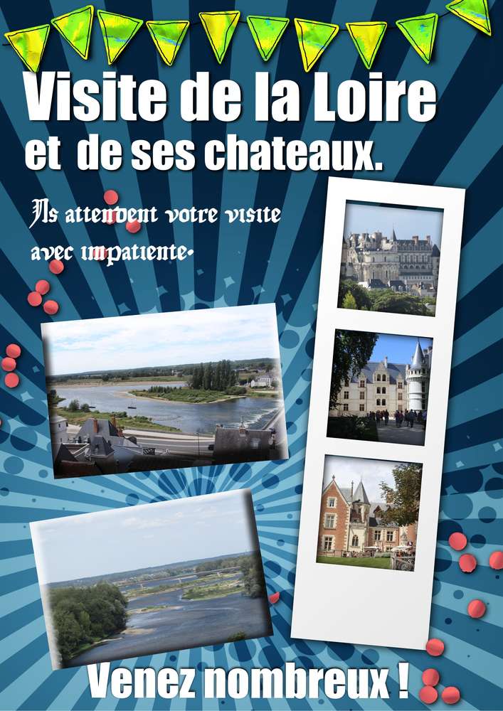 Affiche visite de la loire