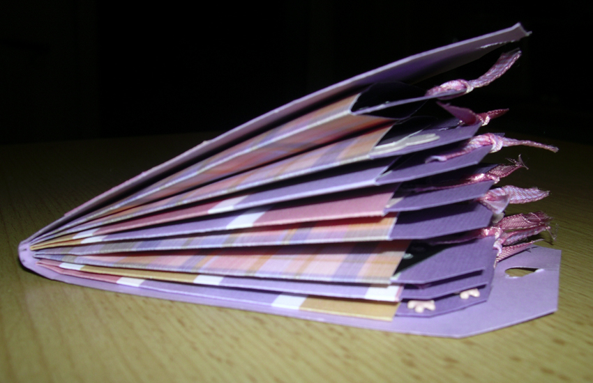 Album à soufflet : de côté