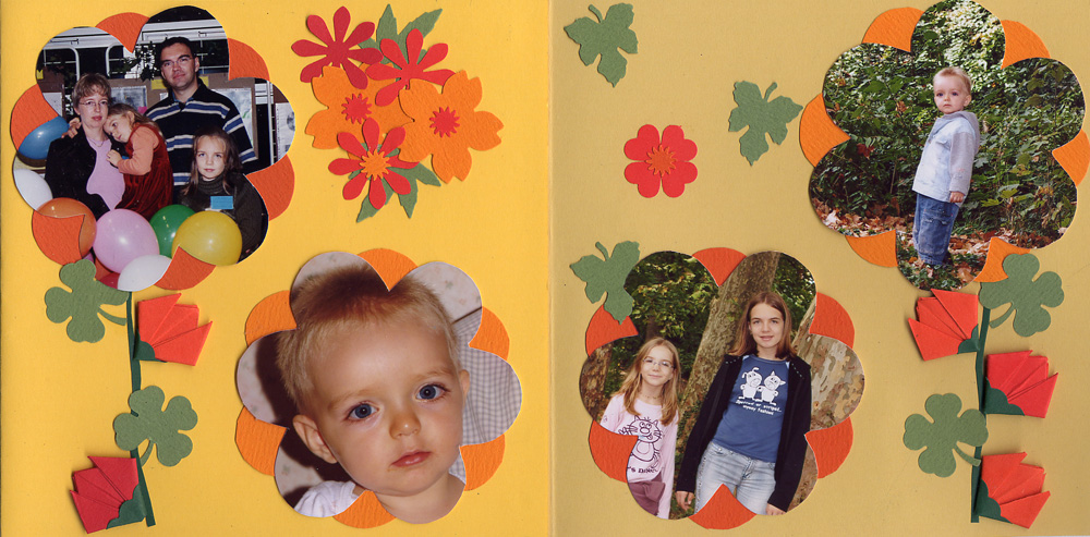 Album accordéon pages 8 et 9