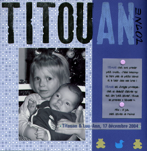 Album de Lou-Ann – Titouan