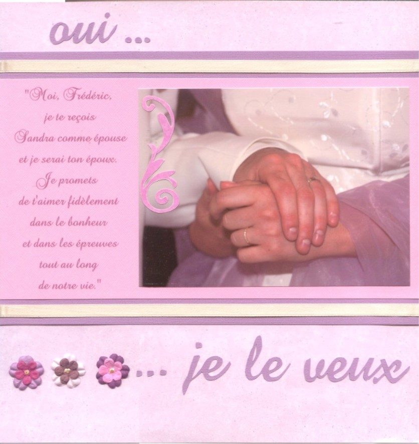 Album de mariage -4- Oui, je le veux...