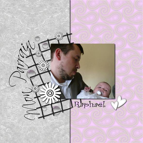 album hybride baptême de Lucile