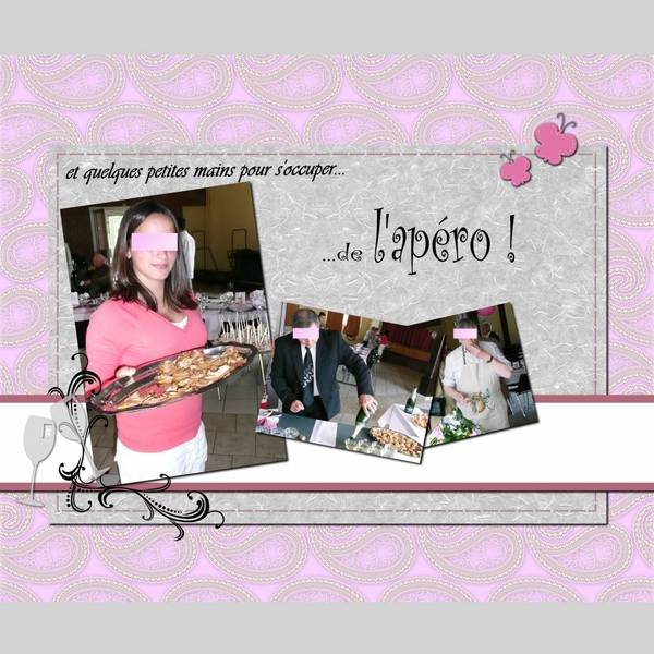 album hybride baptême de Lucile