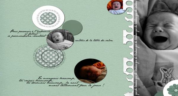 Album naissance page 6 et 7