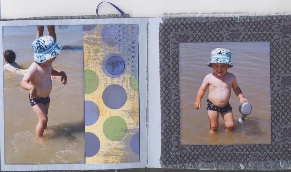 album tissu - intérieur