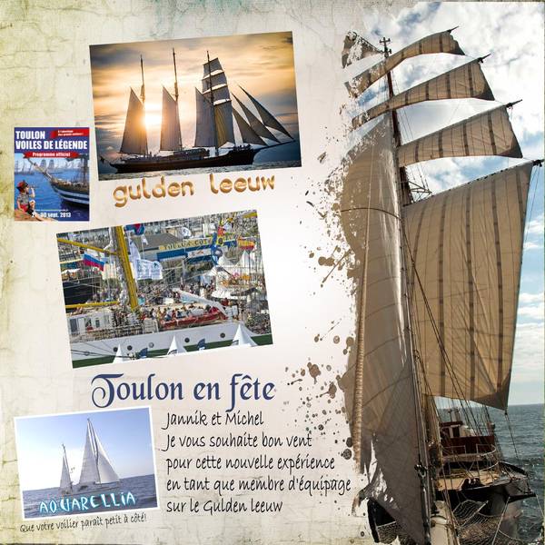 Album Voiles et légende