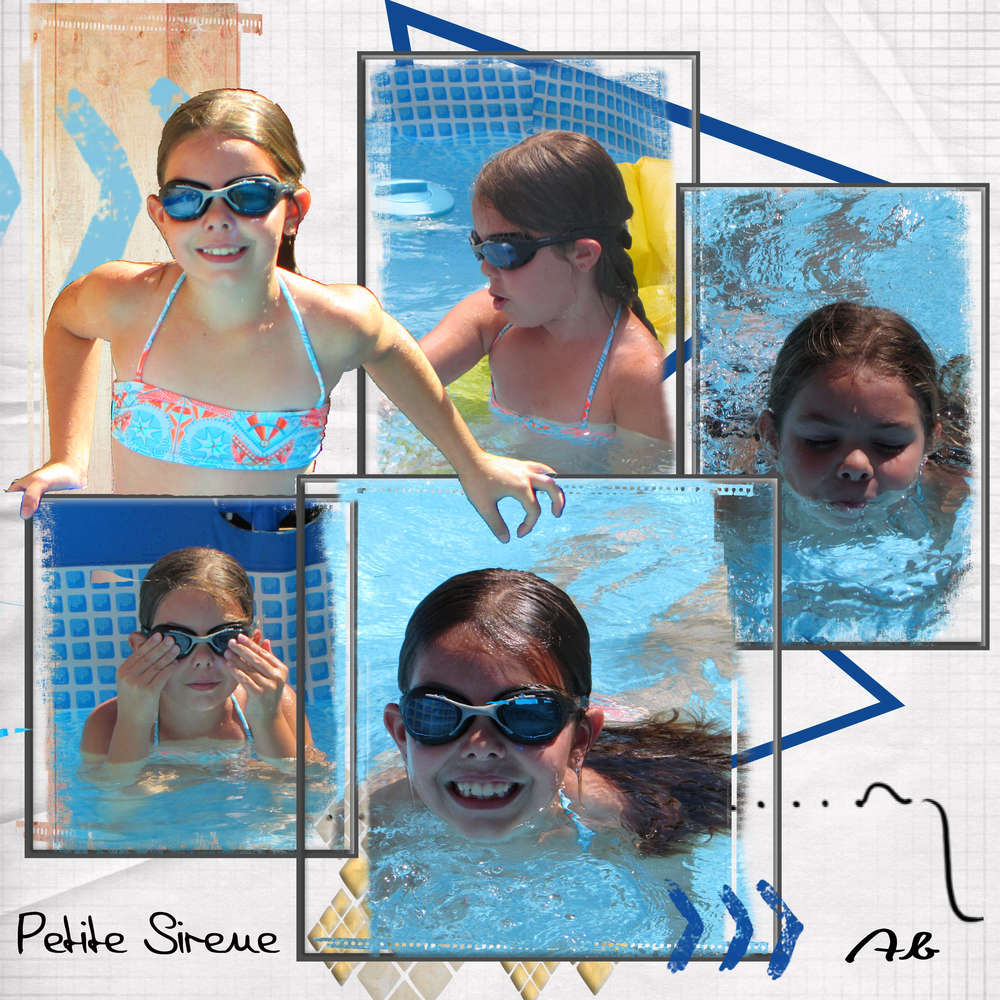 Ambre ...championne de natation