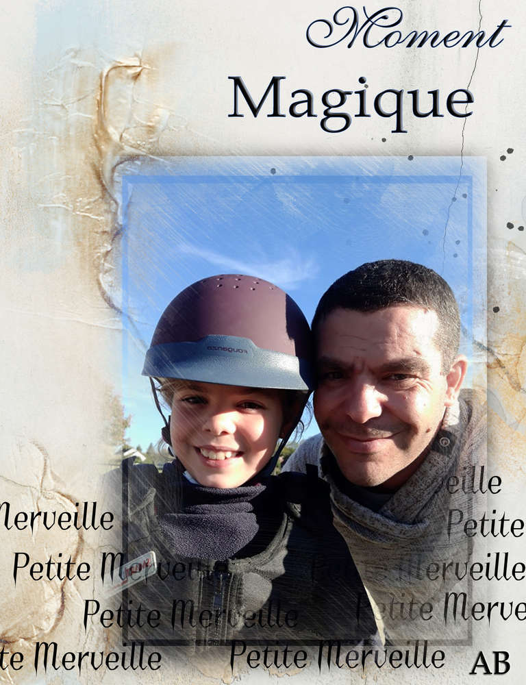 Ambre et son Papa