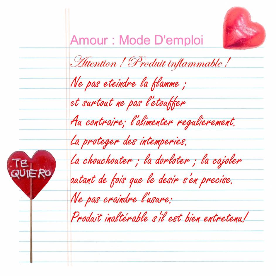 Amour Mode D'emploi