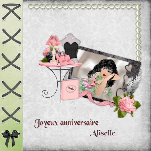 Anniversaire Aliselle
