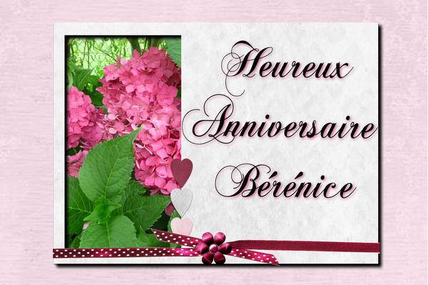 anniversaire Berenice