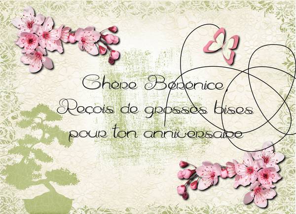 anniversaire berenice