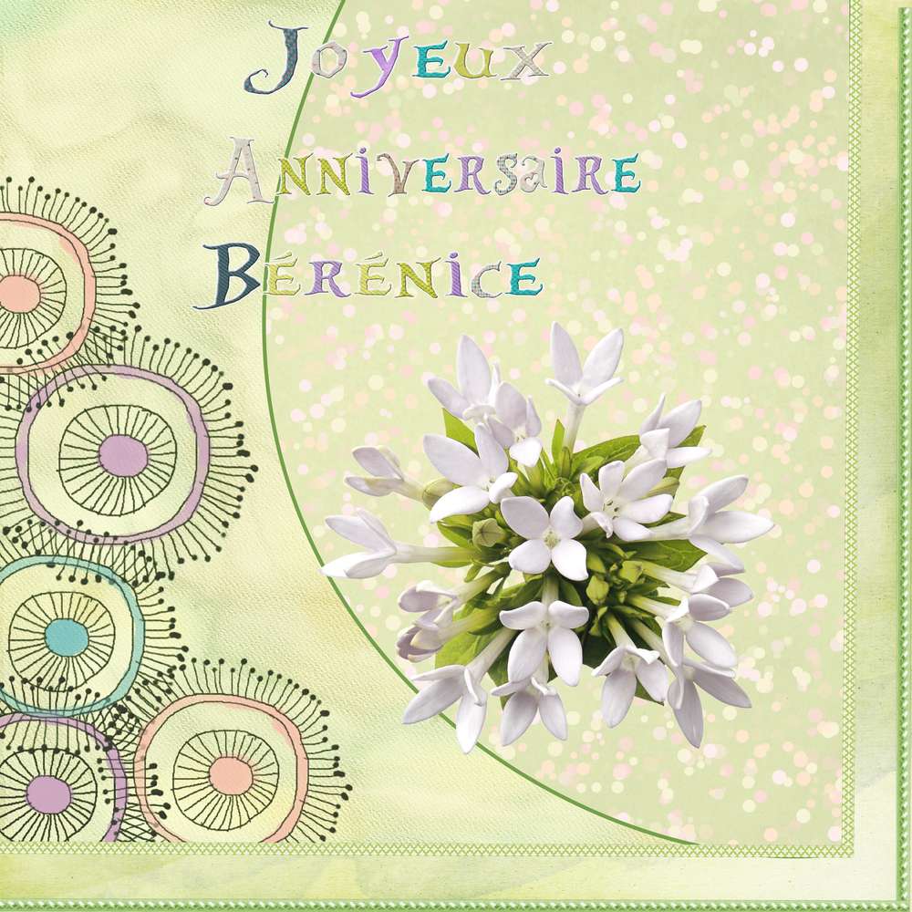 Anniversaire Bérénice