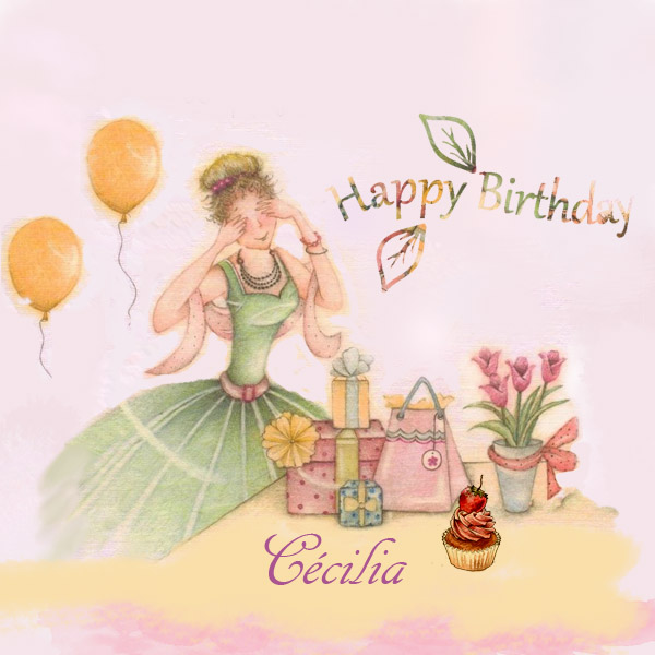 Anniversaire Cécilia