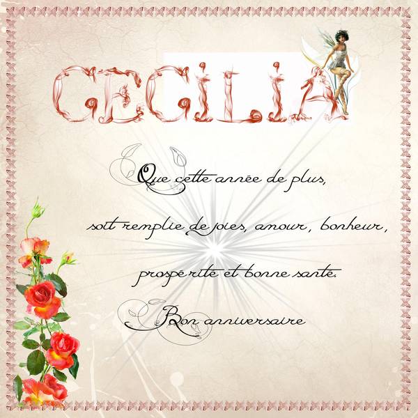 anniversaire cécilia