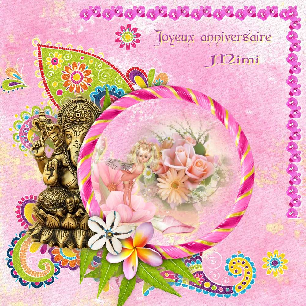 Anniversaire coiffeteau - Mimi