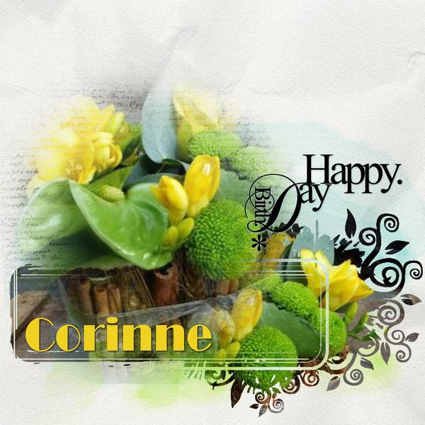 Anniversaire Corinne
