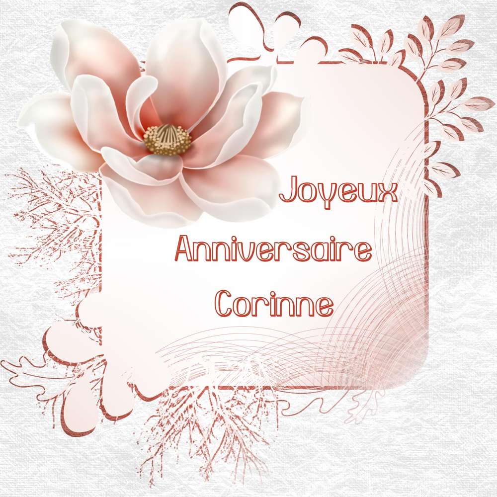 Anniversaire Corinne