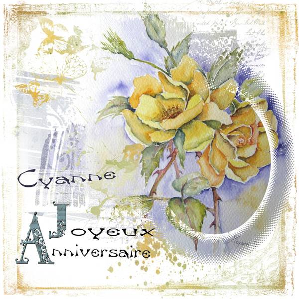 Anniversaire Cyanne