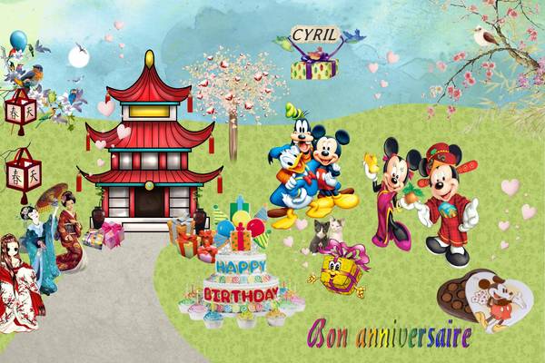 Anniversaire Cyril 3ème