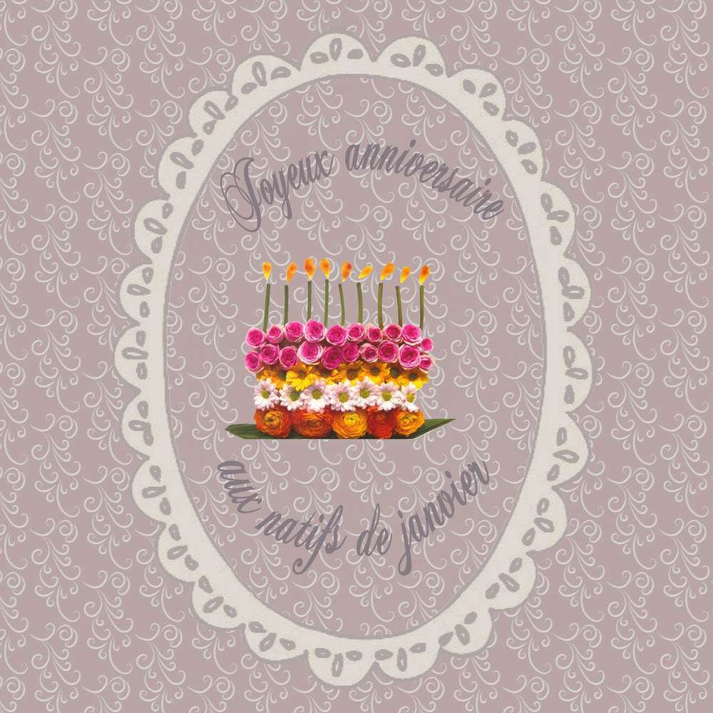 Anniversaire de janvier