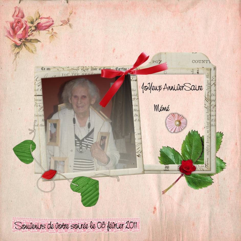 anniversaire de mémé