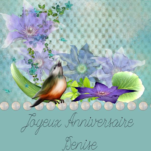 Anniversaire Denise