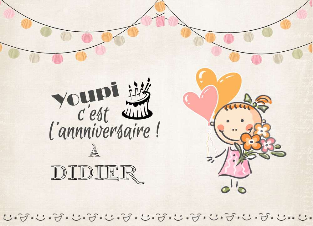 anniversaire Didier