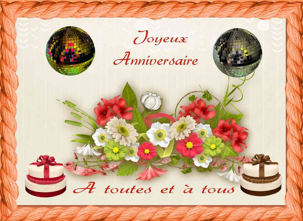 Anniversaire du mois