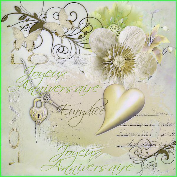 Anniversaire Eurydice