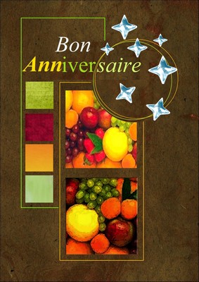Anniversaire fruité