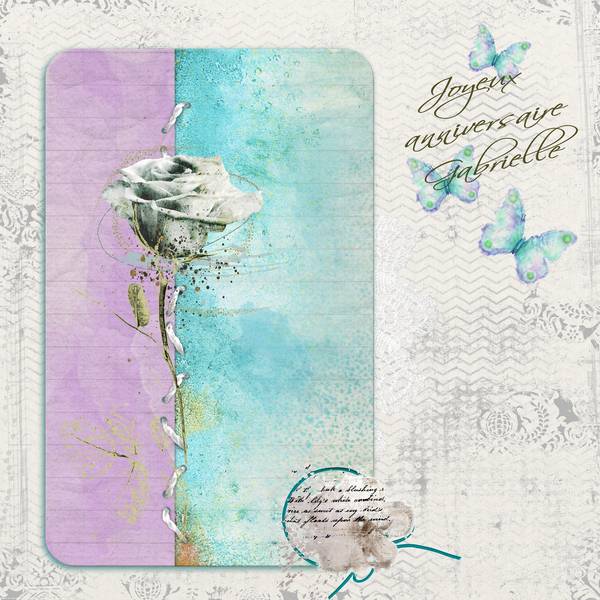 Anniversaire Gabrielle