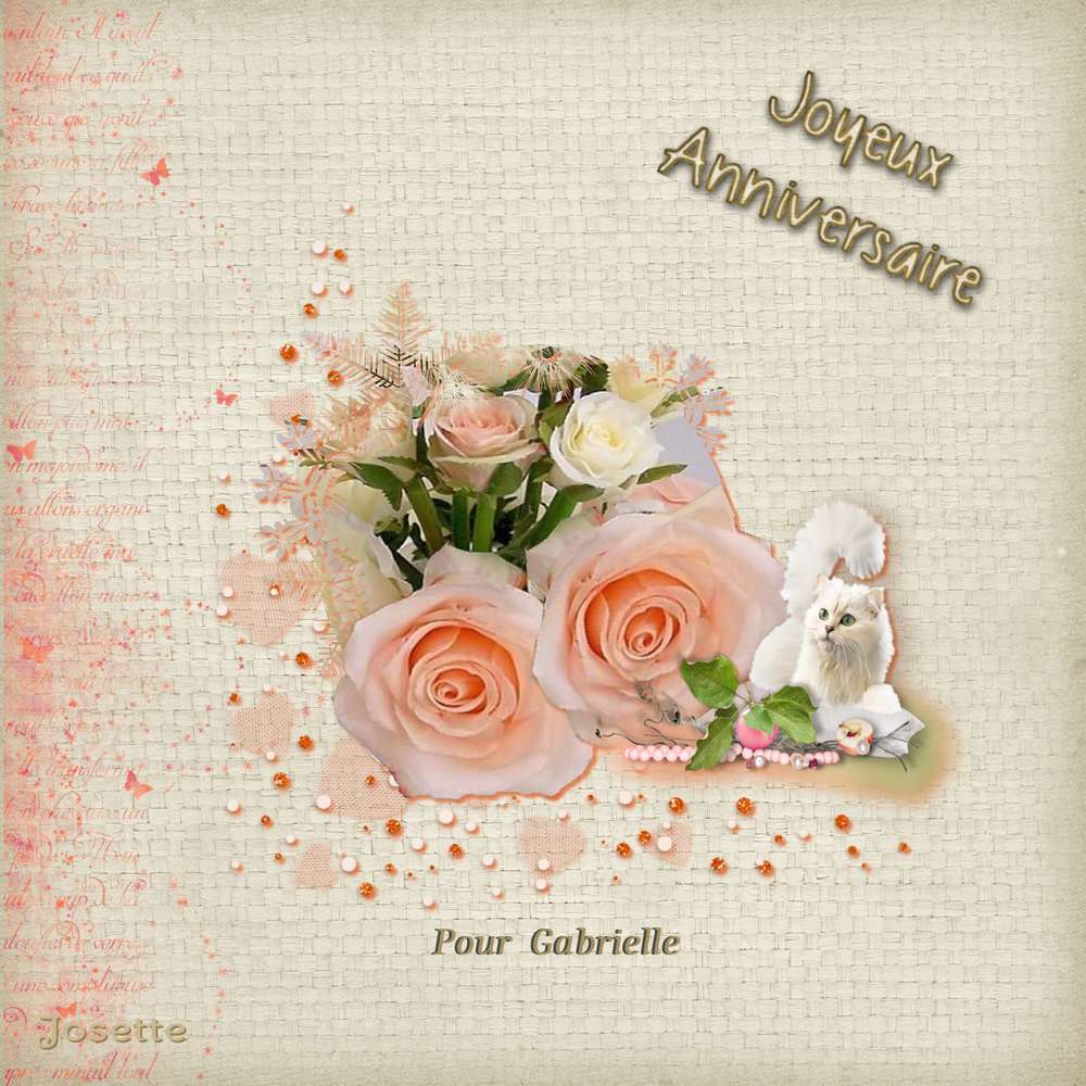 Anniversaire Gabrielle