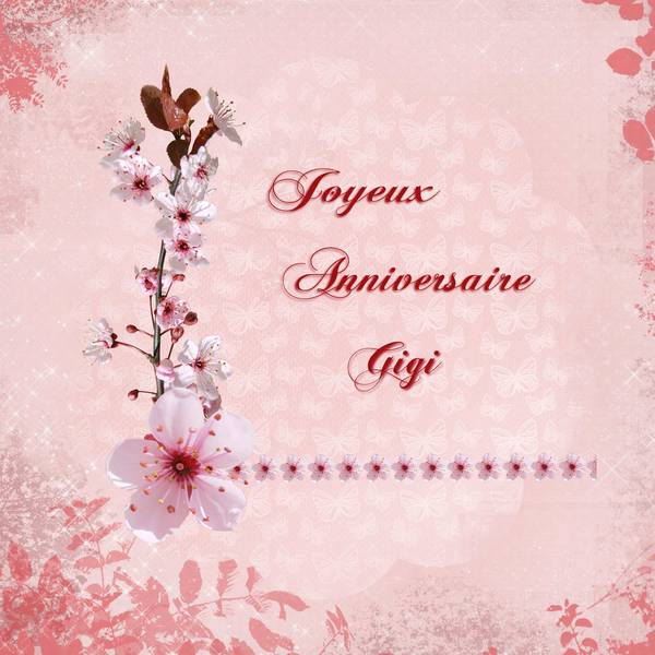 Anniversaire Gigi