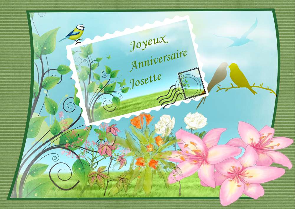 Anniversaire Josette