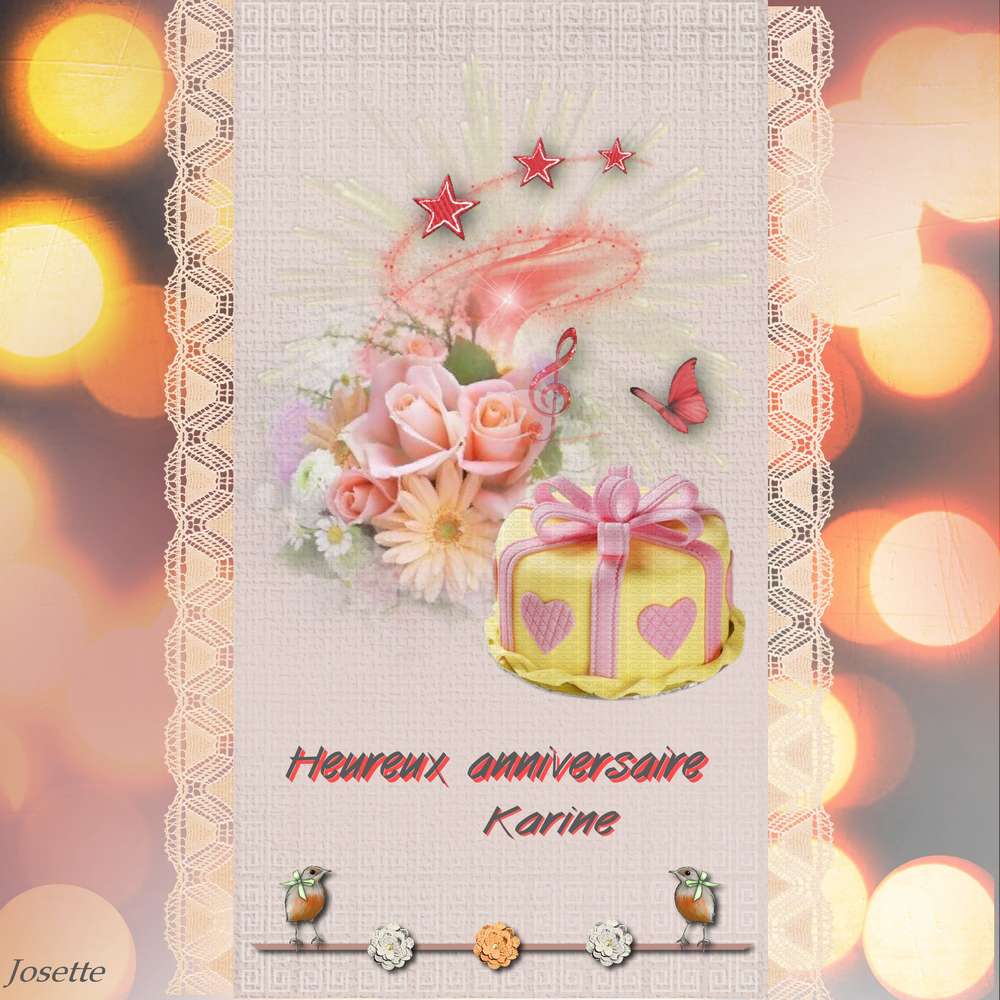 Anniversaire  Karine