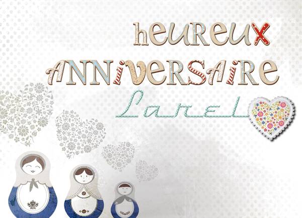 anniversaire Larel