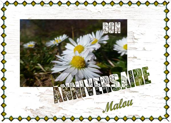 Anniversaire Malou