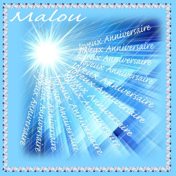 anniversaire Malou
