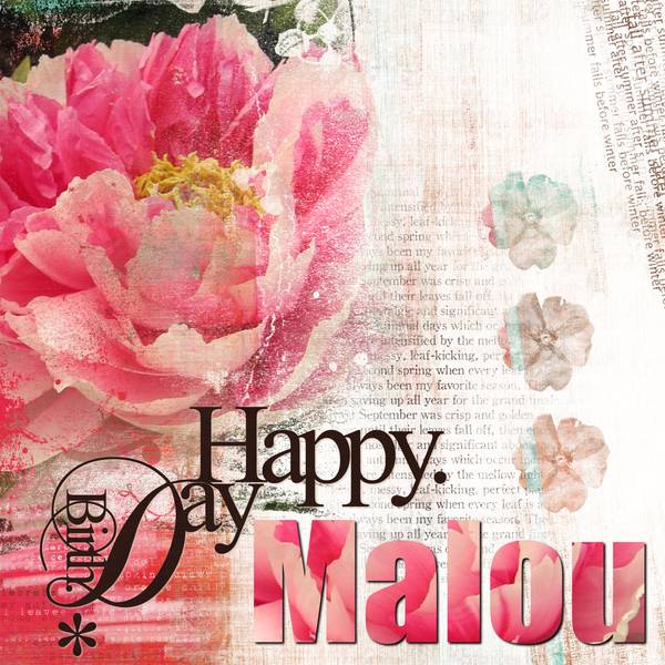 Anniversaire Malou