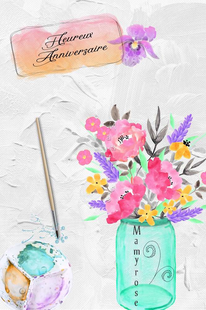 Anniversaire Mamyrose