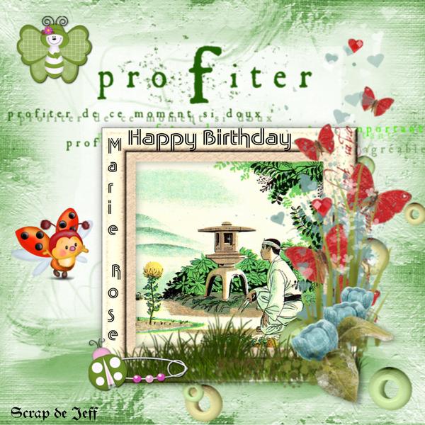 Anniversaire Marie Rose.