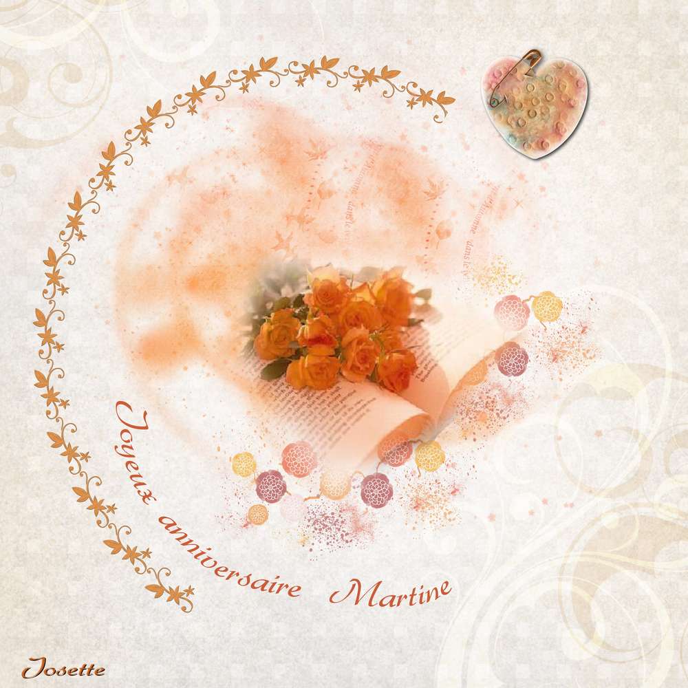 Anniversaire  Martine