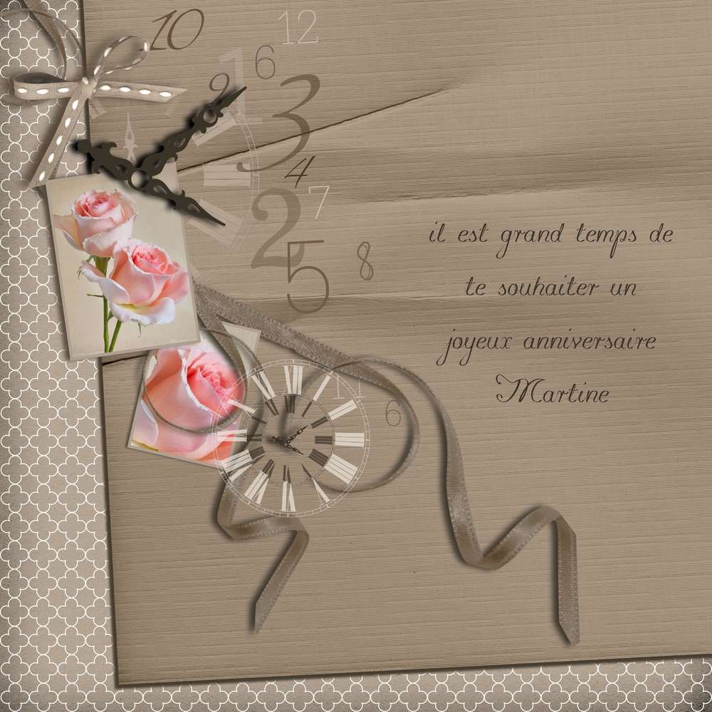 anniversaire Martine