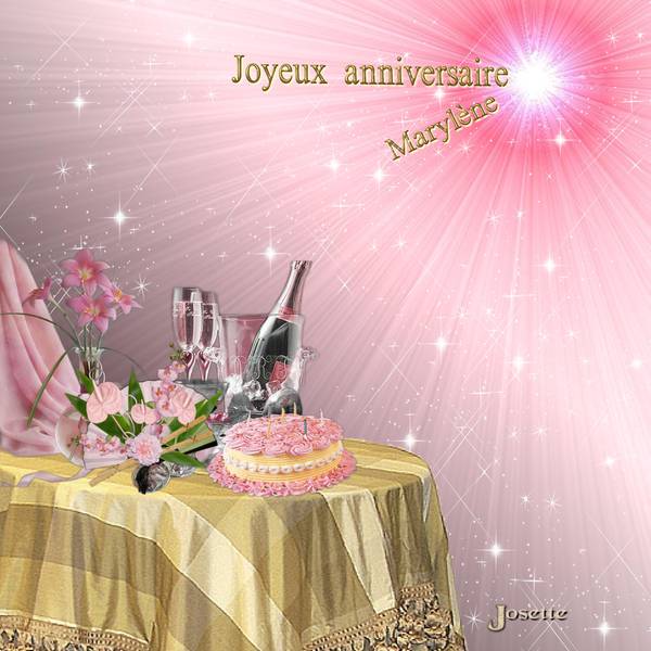 anniversaire Marylène