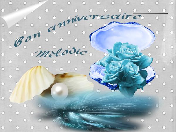 Anniversaire Mélodie pour le 18 Mars